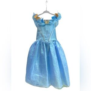 Disney Cinderella Action live Dress - Blue with Gold Accents